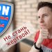 Автор статьи Владимир Белев с задумчивым лицом. Щит с надписью: VPN бесплатный vs платный. Текст: не стань жертвой.