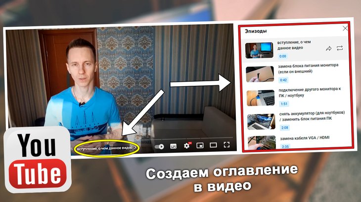 Тизер как создать эпизоды в видео на Youtube.